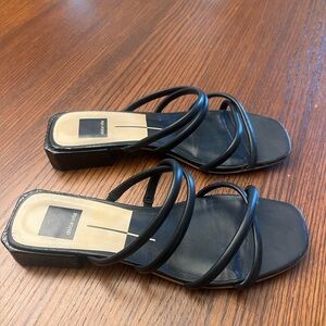 Dolce Vita Women’s black slide strappy sandal size 9